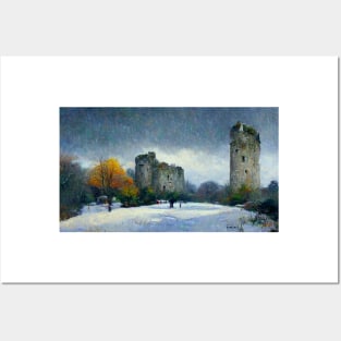 Blarney Castle Winter Posters and Art